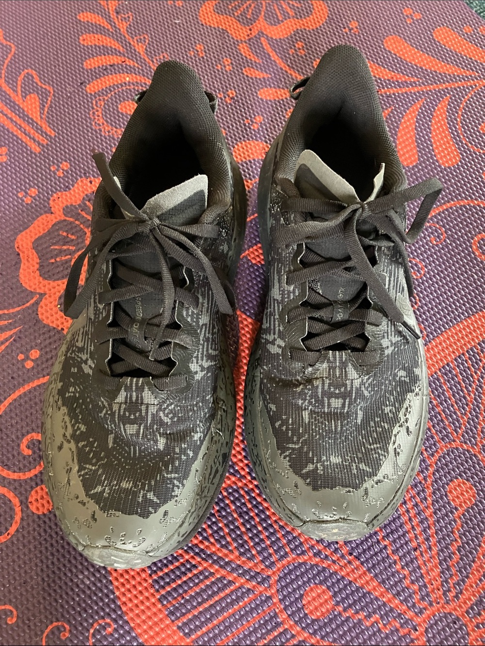 Hoka Womens Gortex Sneakers Black and Gray
